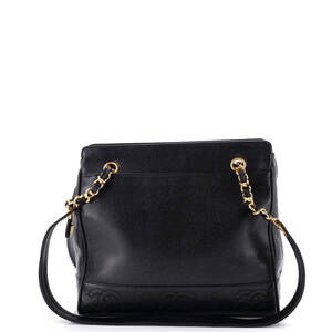 Chanel Vintage Stitched Cc Shoulder Bag #234048C25B
